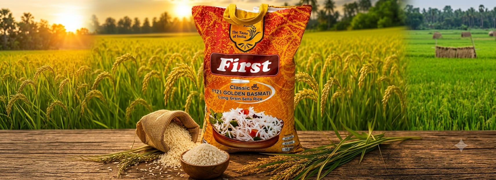 First Indian Golden Basmati Rice